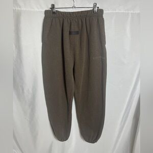 Fear Of God Essentials Brown Sweatpants Joggers Mens Size M